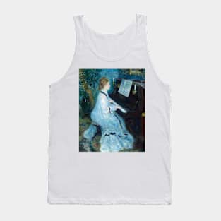 Woman at the Piano by Auguste Renoir Tank Top